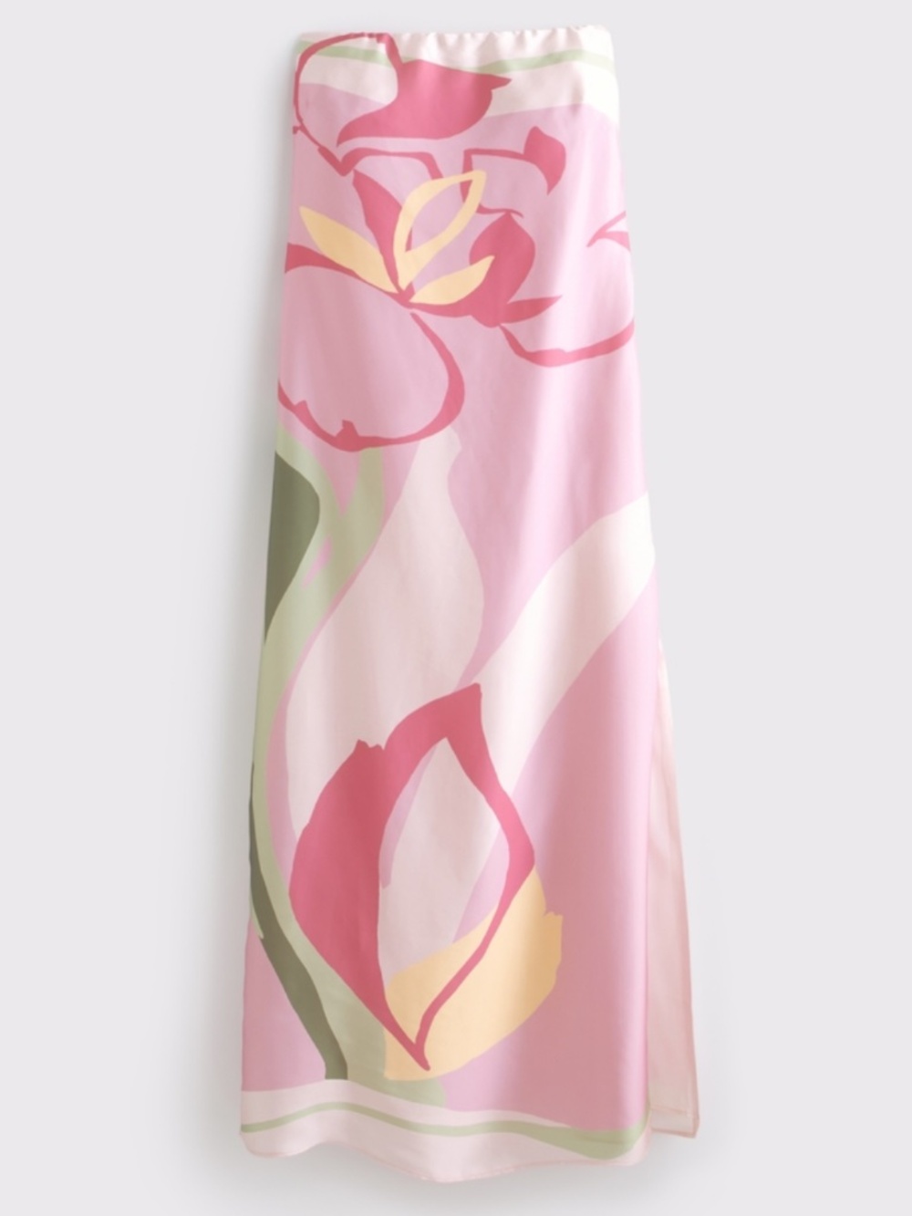 Slip Strapless Maxi Dress